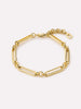 14K Gold Plated Lobster Clasp Chain Bracelets For Women Ana Luisa Paige