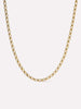 14K Gold Plated Lobster Clasp Classic Thick Chain Necklaces For Women Ana Luisa Hayden