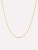 14K Gold Plated Lobster Clasp Delicate Flat Mariner Chain Necklaces For Women Ana Luisa Morgan Slim