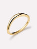 14K Gold Plated Open C Shape Statement Bangle Cuff Bracelets For Women Ana Luisa Talia