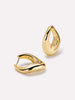 14K Gold Plated Open C Shape Statement Oversized Earrings For Women Ana Luisa Samara