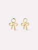 14K Gold Plated Pull On Ribbon Earring Charms For Women Ana Luisa Bow Charms