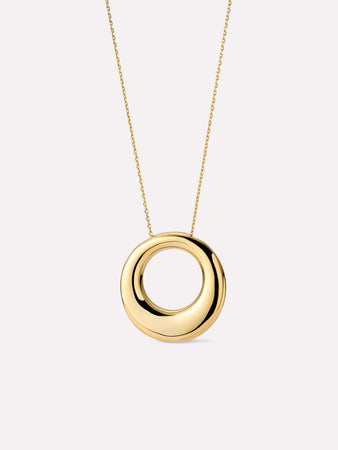 Gold Pendant Necklace - Waverly