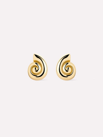 Gold Stud Earrings - Ariel Studs