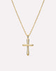 Cross Necklace - Puffy Cross Necklace
