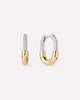 Gold Hoops - Brynley Hoops Mini Micropave