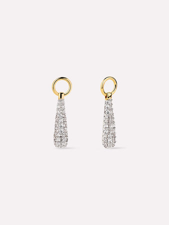 Earring Charms - Micropave Drop Charms