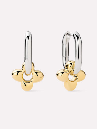 Flower Earrings - Cassia Hoops