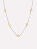Flower Necklace - Rowena Necklace Two Tone
