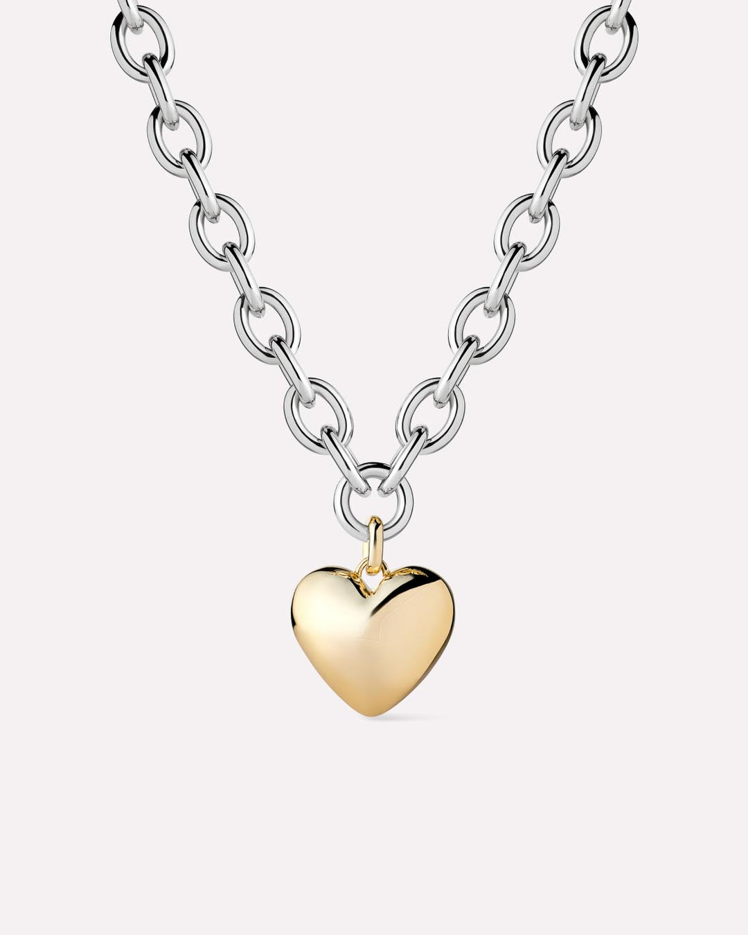 14K Gold Rhodium Plated Two Tone Love Lev Heritage Statement Pendant Necklaces For Women Ana Luisa Lev Bold Two Tone