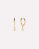 14K Gold On Brass Cubiz Zirconia Drop Earrings Ana Luisa Lacy