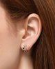 Gold Hoops Earrings - Esme Double