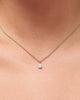 Delicate Solitaire Pendant - Elise Pendant