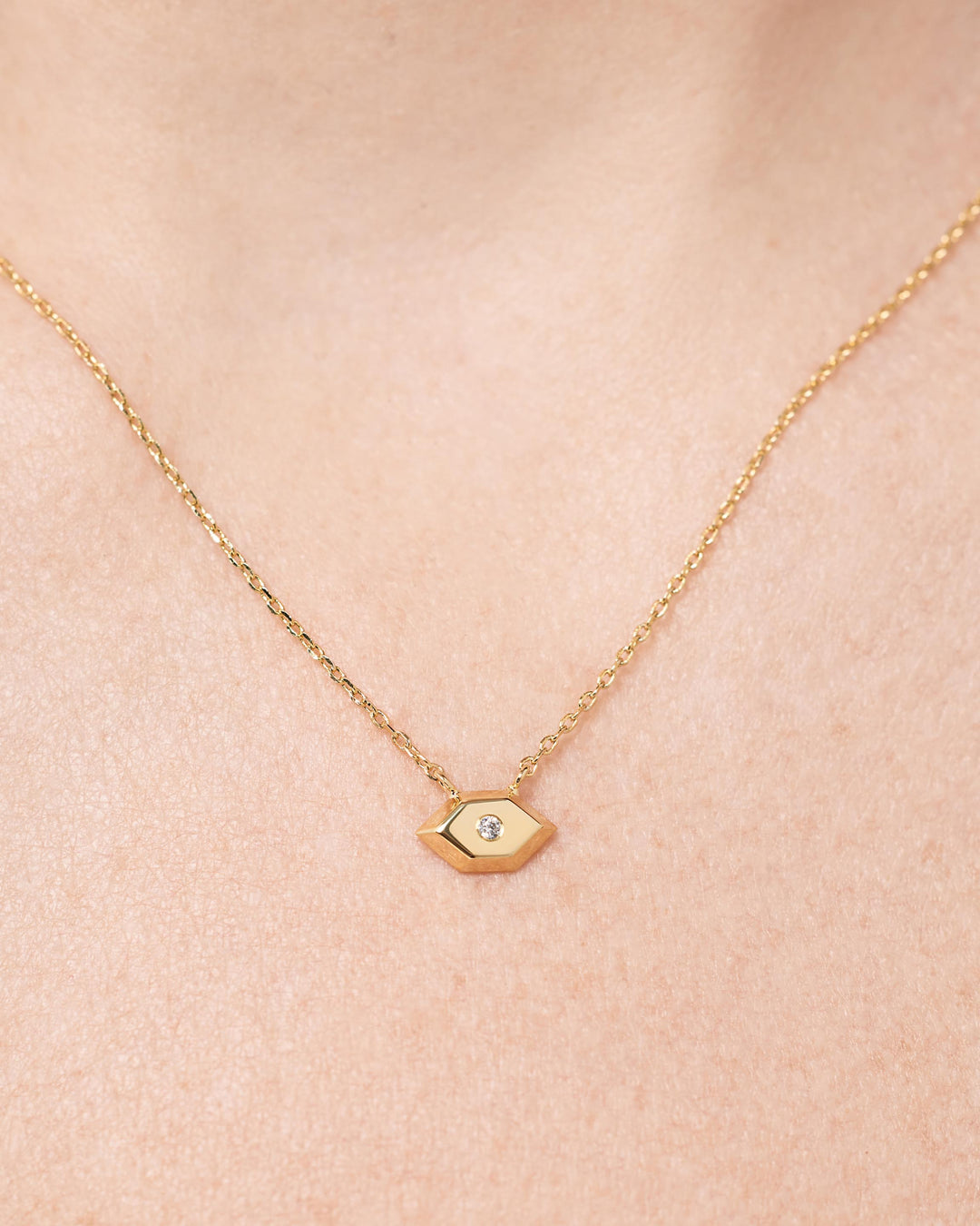 Gold Pendant Necklace - Walker Pendant