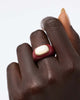 Statement Ring - Lennon Red Mother of Pearl