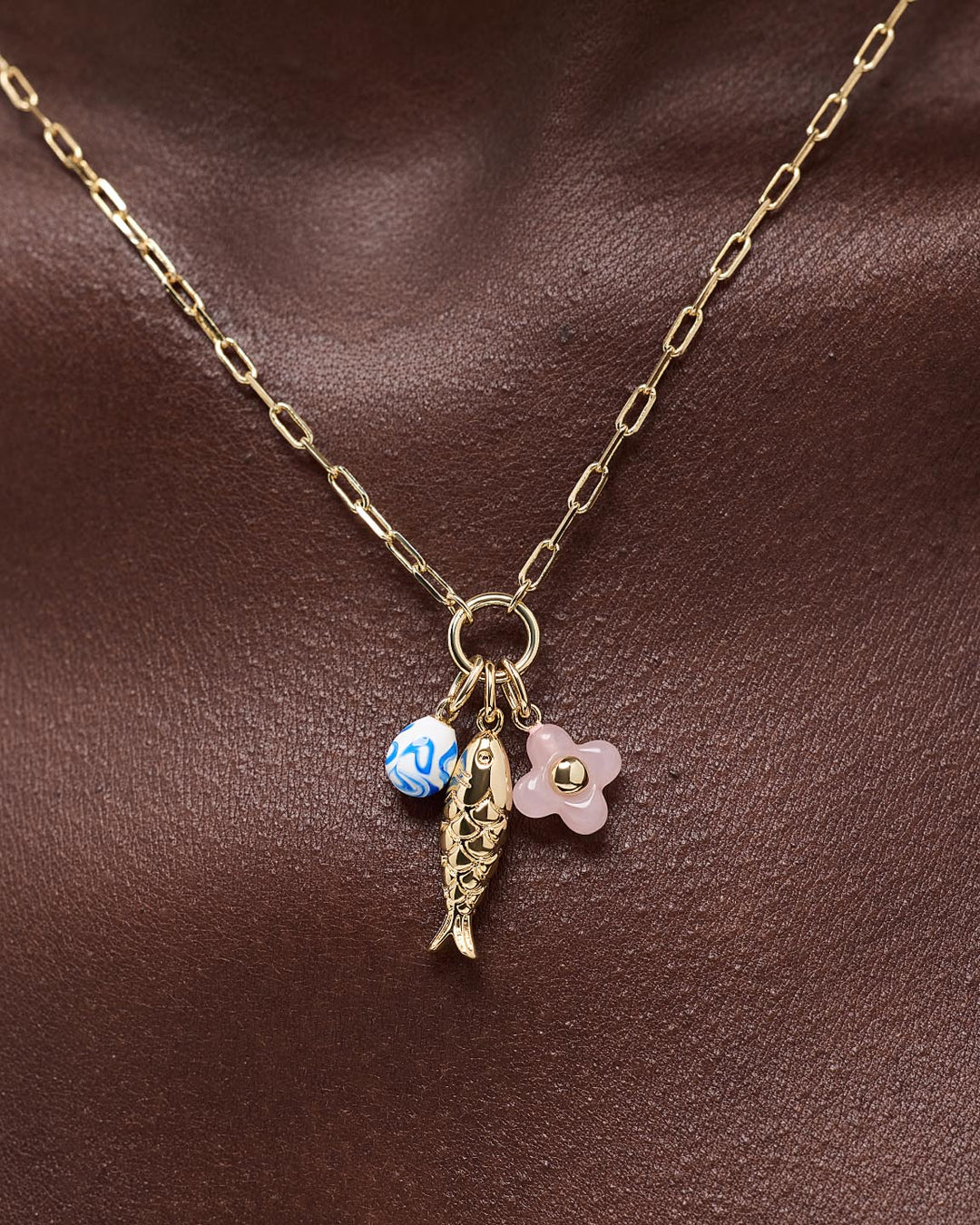 Charm Necklace - Flora Charm Necklace