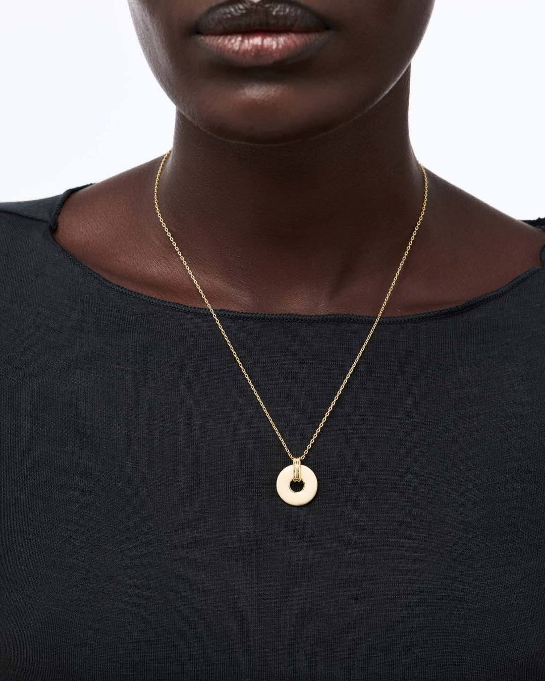 Pendant Necklace - Maeve White