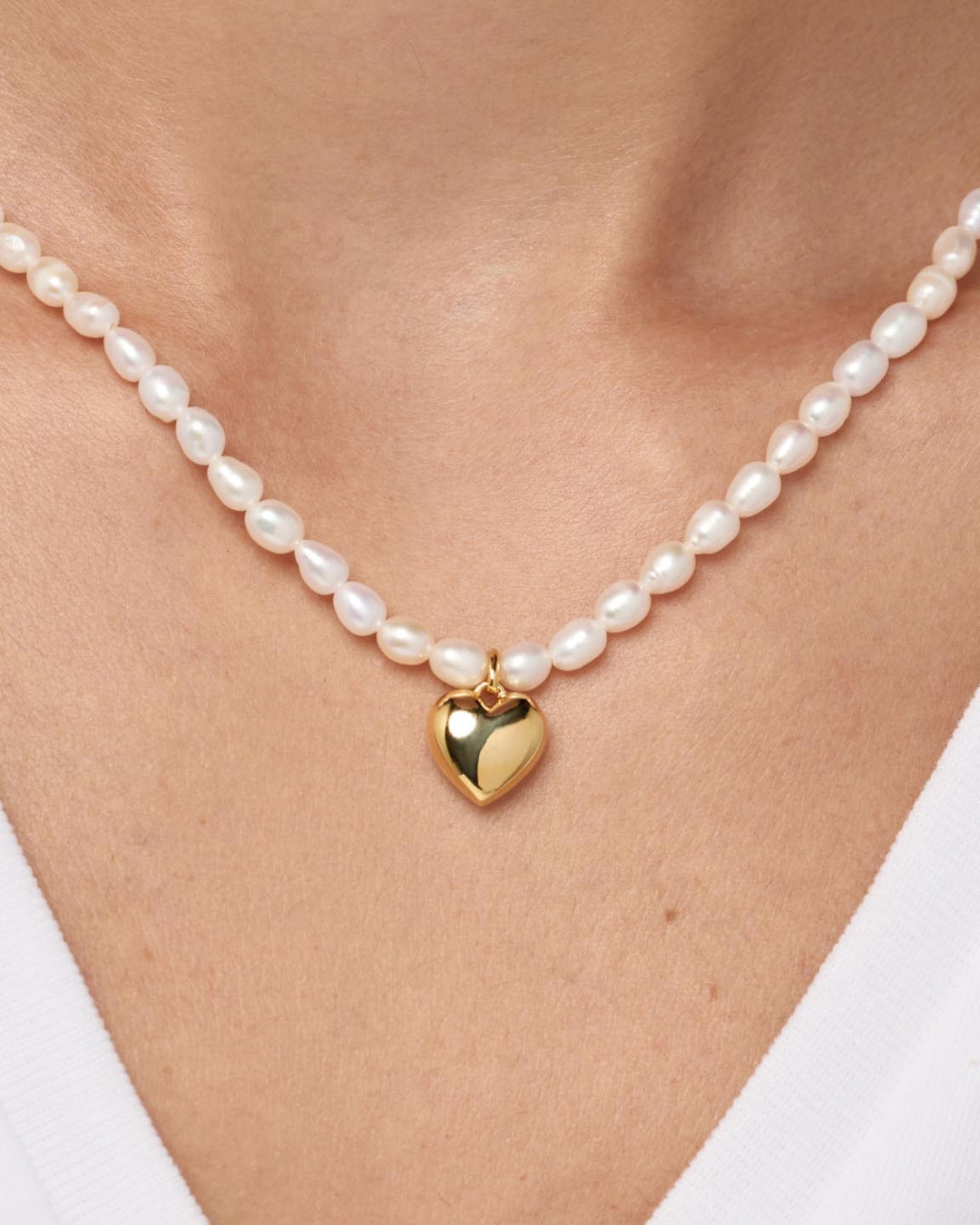 14K Gold Plated Freshwater Pearls Love Lev Heritage Statement Pendant Necklaces For Women Ana Luisa Lev Pearl Necklace