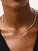 14K Gold Plated Lobster Clasp Classic Thick Chain Necklaces For Women Ana Luisa Hayden