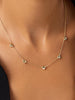 14K Gold Plated Lobster Clasp Heart Chain Necklaces For Women Ana Luisa Lev Mini Station Necklace