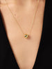 14K Gold Plated Lobster Clasp Mini Ball Sphere Pendant Necklaces For Women Ana Luisa Enly Mini