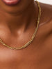 14K Gold Plated Lobster Clasp Paperclip Necklaces For Women Ana Luisa James