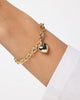 14K Gold Plated Love Lev Heritage Statement Chain Bracelet For Women Ana Luisa Lev Bracelet