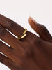 Gold Band Ring - Clover