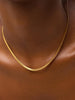 14K Gold Plated Stainless Steel Lobster Clasp Layering Chain Necklaces For Women Ana Luisa Ina