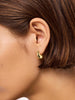 14K Gold Plated Statement Oversized Stud Earrings For Women Ana Luisa Paloma Mini