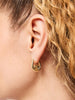 Gold Statement Earrings - Ariel Hoops