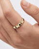 14K Gold Plated Unisex Square Band Rings For Women Ana Luisa Keira