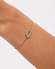 Gold Charm Bracelet - Blake Bracelet Micropave