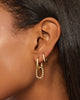 Ana Luisa Jewelry Earrings Drop Double Hoop Earrings Ashley Gold
