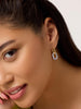 Ana Luisa Jewelry Earrings Drop Earrings Double Hoop Earrings Ash Double Marble Blue Gold