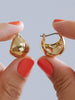 Ana Luisa Jewelry Earrings Hoop Earrings Abby Gold New1