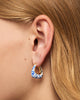 Statement Earrings - Dakota Marble Blue