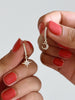 Ana Luisa Jewelry Earrings Huggie Earrings Crescent Moon Huggie Hoops Celeste Gold New1