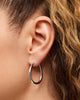 Silver Hoop Earrings - Cuidado Silver