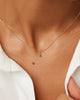 Ana Luisa Jewelry Necklace Charms Birthstone Gold Mini Birthstone Charm Tiny Emerald Charm Solid Gold