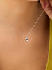 Ana Luisa Jewelry Necklaces Pendant Necklaces Heart Necklace Lev Small Silver Rhodium