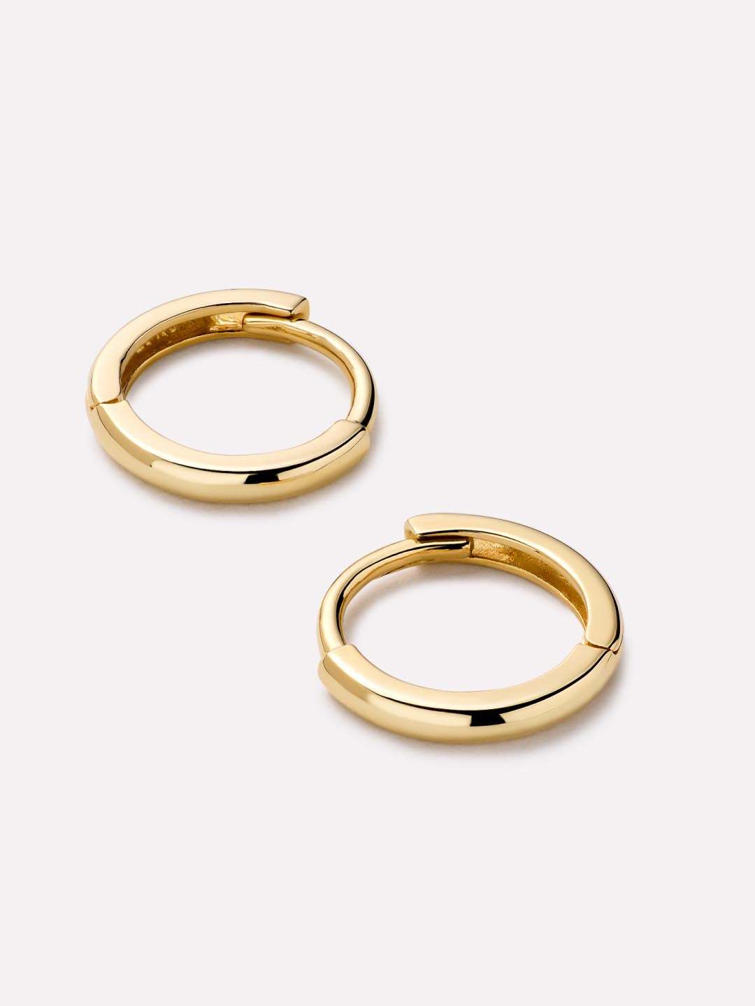 Ana Luisa Jewelry Earrings Huggie Gold Huggie Hoop Earrings Gold Huggie Hoops Solid Gold
