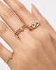 Birthstone Ring - 4 Stone Signature Signet Ring