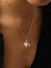 Gold Charm Necklace - Ocean