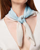 Blue Silk Scarf - Flora Silk Scarf