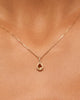 Solid Gold Amethyst Blue Sapphire Blue Topaz Yellow Citrine Semi Precious Stones Birthstones Pendant Necklaces For Women Ana Luisa Teardrop Necklace Citrine