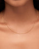 Solid Gold Diamond Fine Chain Necklaces For Women Ana Luisa Figaro Chain Necklace
