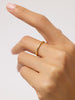 Solid Gold Fine Circle Band Rings For Women Ana Luisa Circles Ring