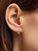 Solid Gold Fine Huggie Hoops Earrings For Women Ana Luisa Tapered Mini Huggie Hoops