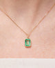 Solid Yellow Gold - Green Sapphire Spritz Charm